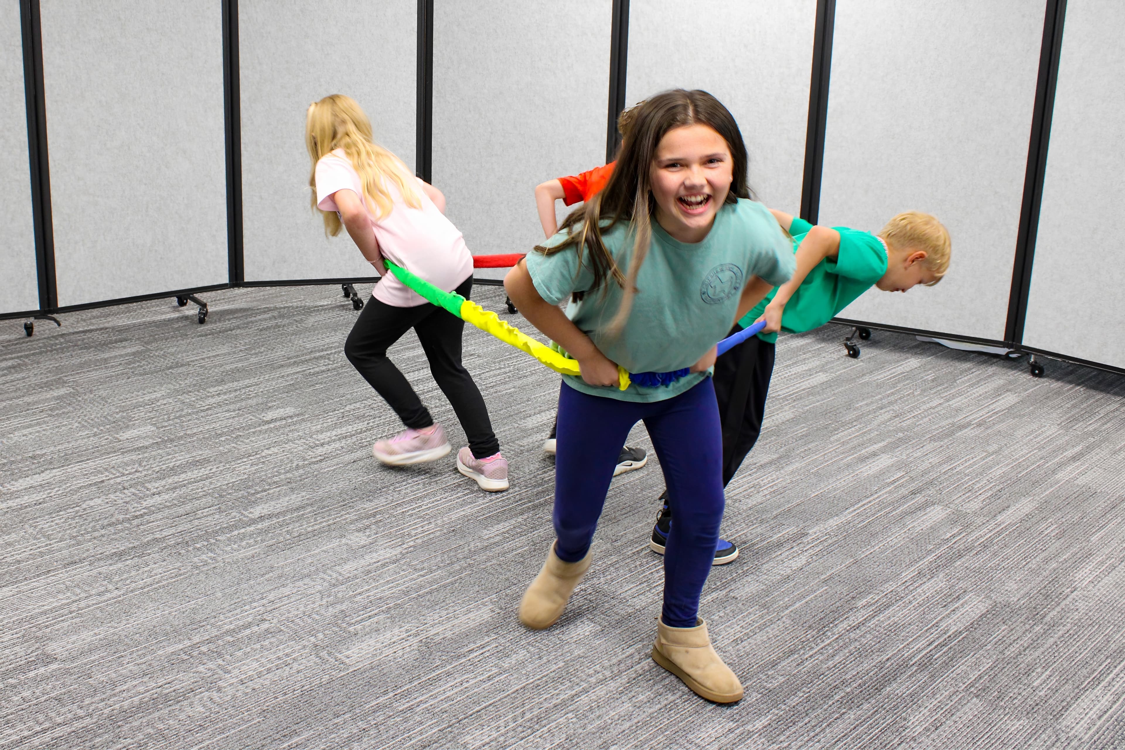 A group activity at Rainbow Years